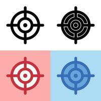 Illustration vector graphic of Target Icon. Perfect for user interface, new application, etc