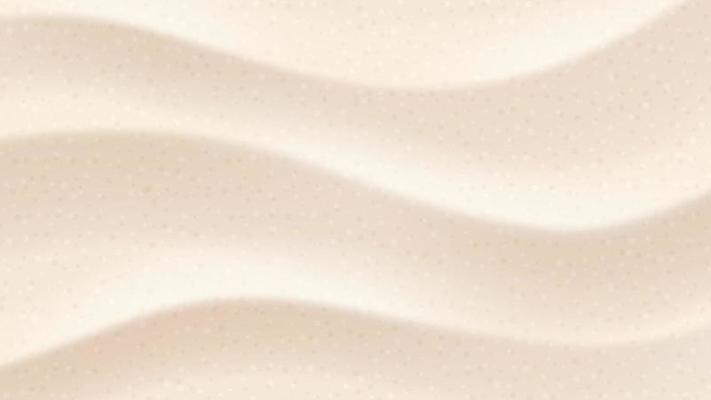 Tropical desert dunes. Beach sands top view angle. Vector background illustration
