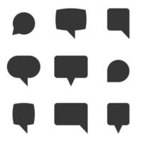 message bubble vector icon