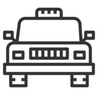 TAXI LINE ICON LOGO VECTOR