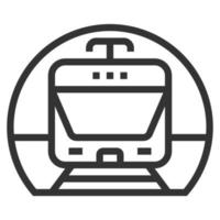 vector de logotipo de icono de línea de metro