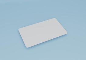 Modern business card mockup template with clipping path. Mock-up design for presentation branding, corporate identity, advertising, personal, stationery, graphic designers presentations. 3d Rendering photo