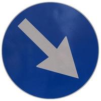 direction arrow sign isolated over white photo