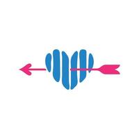 Heart simple design idea vector