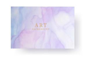 Elegance abstract art background with marble texture in cold colors. Watercolor. For card template, poster, banner. Vector illustration.