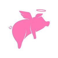 Pig dead icon design vector