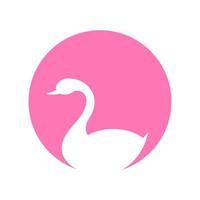 Swan icon design vector