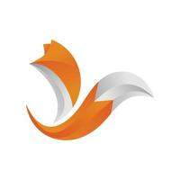 Fox icon design vector