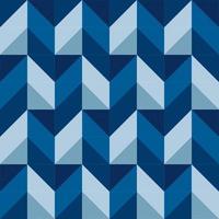 Abstract modern 3d illusion geometric seamless pattern and texture vector background