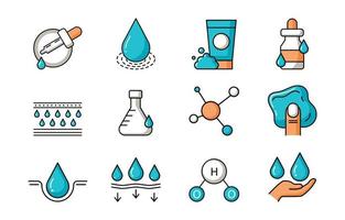 Skincare Icon Set vector