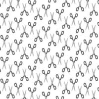 Scissors pattern for textile, fabric,wrapping paper. Hand drawn vector illustration.