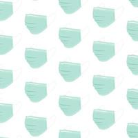 Vector illustration pattern of surgical mask.Pattern for textile, fabric,wrapping paper.