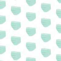 Vector illustration pattern of surgical mask.Pattern for textile, fabric,wrapping paper.