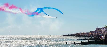 exhibición aérea de airbourne en eastbourne 2014 foto