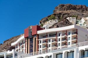 AMADORES, GRAN CANARIA, CANARY ISLANDS, SPAIN, 2022. Holiday apartments at Amadores, Gran Canaria on March 6, 2022 photo