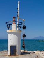 cabo pino, andalucia, españa, 2014. baliza en cabo pino españa el 6 de mayo de 2014 foto