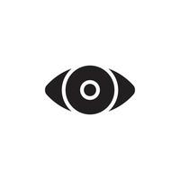 Eye icon sign symbol logo vector