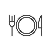 Cutlery premium icon sign symbol vector