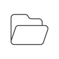 File folder icon sign symbol logo vector