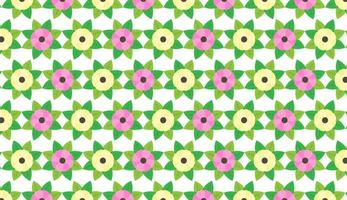 Seamless pattern. Modern magnolia flower pattern. Flower geometric pattern. Can be used for posters, brochures, postcards, and other printing needs. Vector illustration
