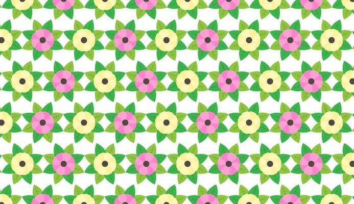 Seamless pattern. Modern magnolia flower pattern. Flower geometric pattern. Can be used for posters, brochures, postcards, and other printing needs. Vector illustration