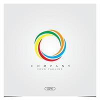 circle colorful Logo design logo premium elegant template vector eps 10