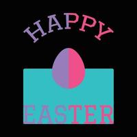 Happy Easter T Shirt Design vector