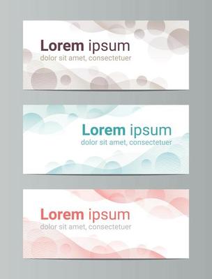 banner with line background and circle, monotone color, business banner