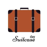 Vector banner for Suitcase Day