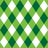 Green rhombus seamless background suitable for Easter. vector