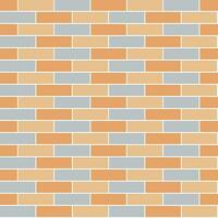 seamless background orange and gray brick wall Suitable for attaching wallpaper, case, room wall, fabric pattern, glass pattern vector