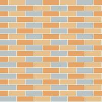 seamless background orange and gray brick wall Suitable for attaching wallpaper, case, room wall, fabric pattern, glass pattern vector