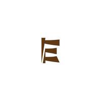 Letter E  logo icon design vector illustration