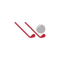 ilustración de diseño creativo de plantilla de icono de logotipo de golf vector