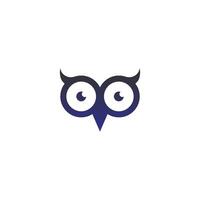 Owl logo vector icon design template