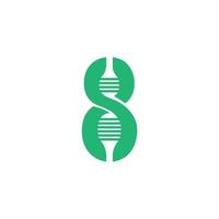 DNA,Genetic sign logo icon design vector