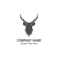 Deer logo icon illustration design vector