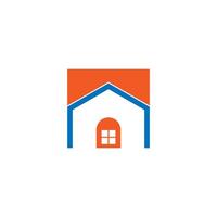 House icon logo simple design template vector