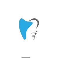 Dental logo icon template vector illustration design