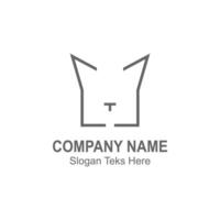 Cat  icon logo design illustration vector