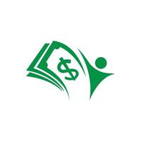 Cash logo icon design vector illustration