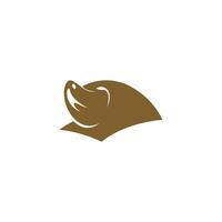 Mole animal logo icon design illustration vector