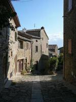 vista de la ciudad de cortona foto