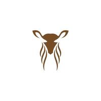 Deer logo icon illustration design vector