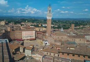 piazza del campo en siena foto