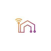 Smart Home logo icon design concept illustration template vector