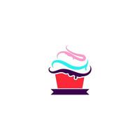 Wedding cake logo, Cake icon design vector illustration