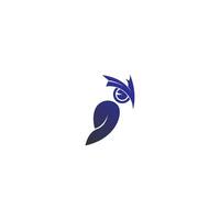 Owl logo vector icon design template