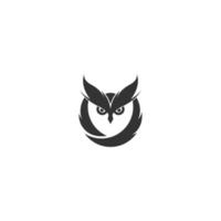 plantilla de diseño de icono de vector de logotipo de búho
