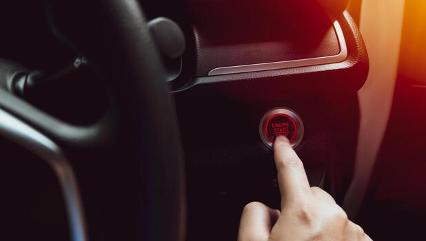 Push button, engine start system without a key photo